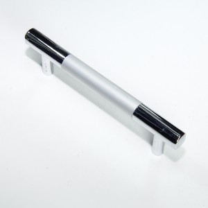 9266 Ручка-рейлинг, 96 мм алюминий+хром